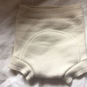Wool diaper cover